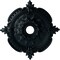 Ekena Millwork Benson Classic Medallion (Canopies up to 6 1/2"), 28 3/8"OD x 3 3/4"ID x 1 5/8"P, Night Shade CM28BENSF - alternate 1